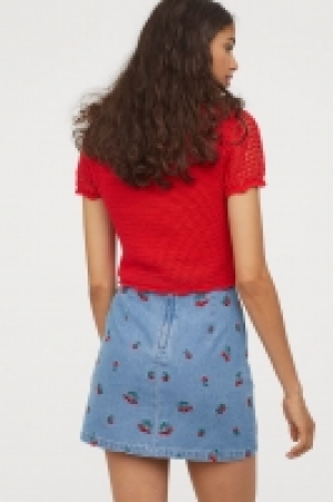  Jeansrock mit Stickerei 14.99 €