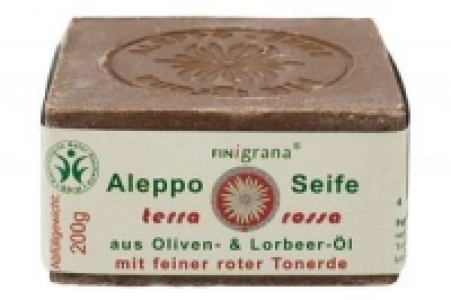 Denns Finigrana Aleppo Seife Terra Rossa mit feiner roter Tonerde