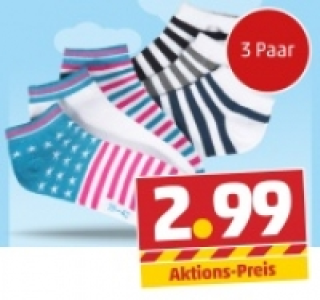 PORT LOUIS CARLA Damen- oder Herren-Sneakersocken 2.99 €