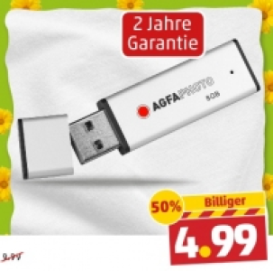 AGFA 8GB USB-Stick 4.99 €