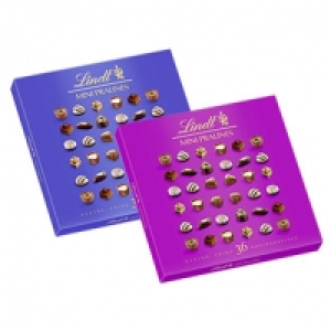 Real  Lindt Mini-Pralines versch. Sorten, jede 180/165-g-Packung