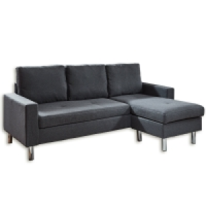 Roller  Ecksofa - grau - Webstoff - beidseitig montierbar