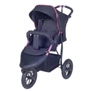 Rossmann Knorr Baby Sportwagen Joggy S mit Schlummerverdeck, schwarz-fuchsia