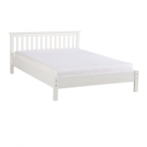 Bett Luis (90x200, Kiefer, weiß lackiert) 79.95 €