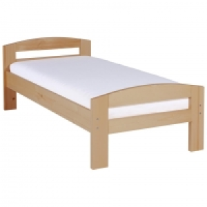 Dänisches Bettenlager  Bett Simon (100x200, Fichte, natur lackiert)
