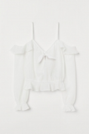 HM   Cold-Shoulder-Bluse