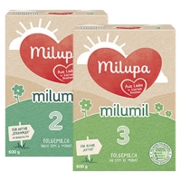 Real  Milupa Milumil Folgemilch 2 oder 3, 600-g-Packung