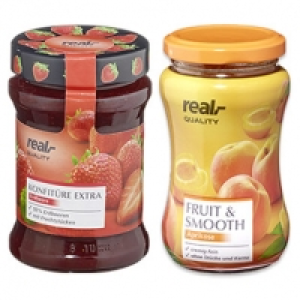 Real  Konfitüre extra oder Fruit & Smooth Fruchtaufstrich versch. Sorten, je