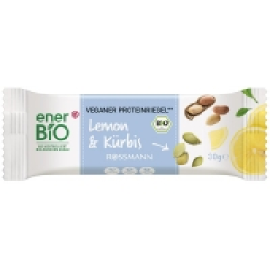 Enerbio Veganer Proteinriegel Lemon & K&uuml;rbis