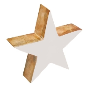 Ideenwelt Stern Mangoholz groß, rot