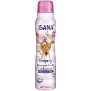 Isana Deodorant Spray I love you deerly