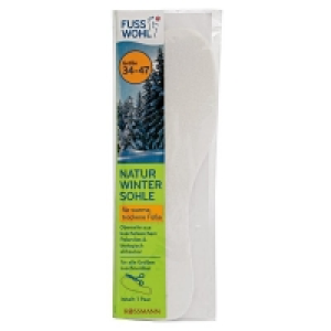 Rossmann Fusswohl Natur Winter Sohle