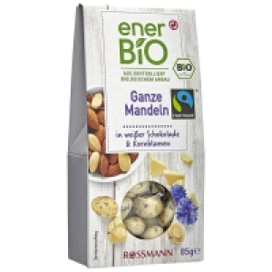 Enerbio Ganze Mandeln in weißer Schokolade & Kornblumen