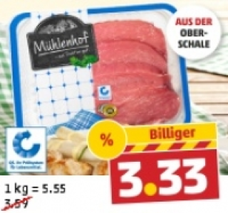 MÜHLENHOF Frische Schweine-Schnitzel 3.33 €