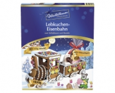 Wintertraum Lebkuchen-Hexenhaus oder Lebkuchen-Eisenbahn