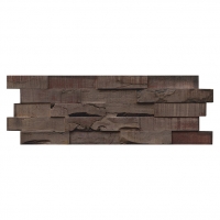 Bauhaus  Holzpaneele Indo 3D Wall Slimwood Charred