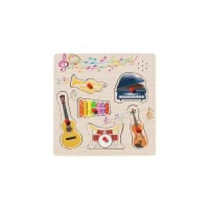 Ideenwelt Holz-Puzzle mit Sound Musikinstrumente