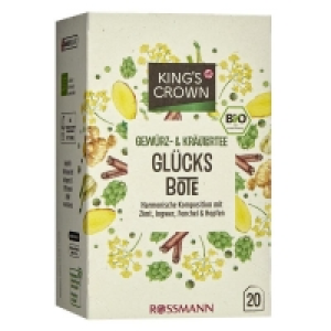 Kings Crown Bio Gewürz- & Kräutertee Glücksbote
