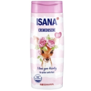 Rossmann Isana Cremedusche i love you deerly