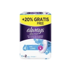 Always Discreet Inkontinenz Einlagen Long