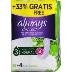 Discreet Inkontinenz Einlagen Normal 2.29 €