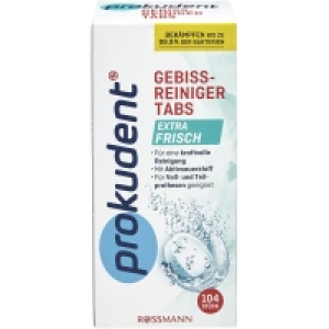 Gebissreiniger Tabs extra frisch 1.99 €