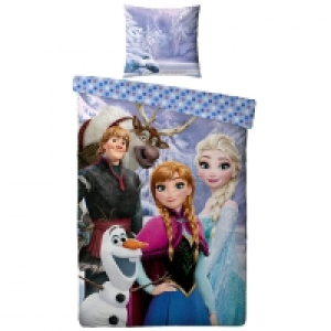 Dänisches Bettenlager  Kinderbettwäsche Frozen (Die Eiskönigin, 135x200, Microfleece)