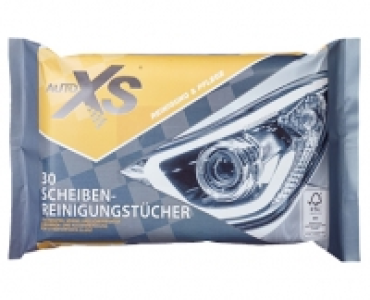 Aldi Süd  AUTO XS® 30 Auto-Pflegetucher, feucht