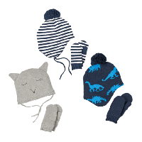 Aldi Nord Pocopiano Mütze und Handschuhe