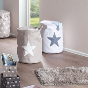 Wäschekorb Stars (weiß, Stern) 14.99 €