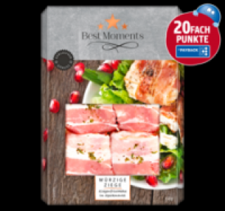 BEST MOMENTS Würziger Ziegenkäse im Speckmantel 2.99 €