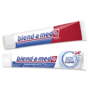 Blendi Kinderzahncreme oder blend-a-med Zahncreme classic, extra frisc 9.20 €