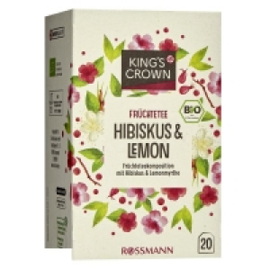 Rossmann Kings Crown Bio Früchtetee Hibiskus-Lemon