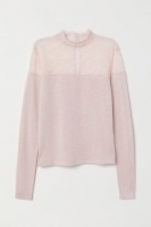  Feinstrickpullover mit Spitze 10.99 €