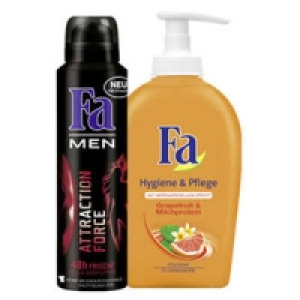 Fa Deo-Spray oder Fl&uuml;ssige Seife 0.99&nbsp;&euro;