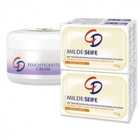 Real  CD Milde Seife oder Feuchtigkeitscreme jede 4 x 125-g-Packung/200-ml-D