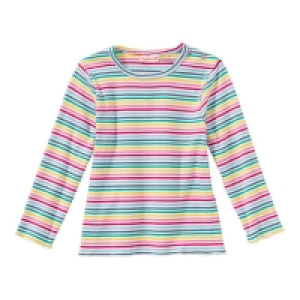 Baby-Mädchen-Shirt mit Ringelmuster 3.99 €