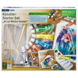 Ideenwelt Künstler-Starter-Set Acryl-Malen lernen