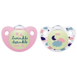 Nuk Night & Day Trendline Silikon-Schnuller twinkle & Mond/Wolken 6-18 Mon