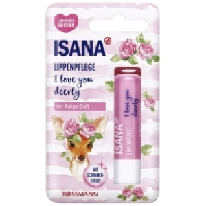 Rossmann Isana Lippenpflege i love you deerly