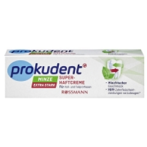 Rossmann Prokudent Super-Haftcreme Minze extra stark