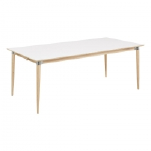 Esstisch Acky (100x200, Eiche weiß geölt, erweiterbar) 490.86 €