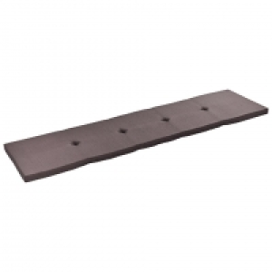 Dänisches Bettenlager  Bankauflage Sit (160x40x4, anthrazit)
