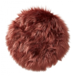 Sitzkissen Nordic (rund, Lammfelloptik, kupfer) 4.99 €