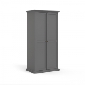 Kleiderschrank Pariso (2-türig, matt grau) 199.95 €