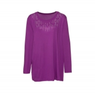 Damen-Shirt mit Glitter-Druck, große Größen 9.09 €