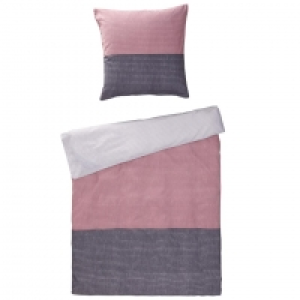 Biber-Bettwäsche Quartz (135x200, rosa-grau) 19.99 €