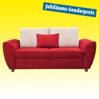 Roller  2-Sitzer-Sofa - rot - Federkern