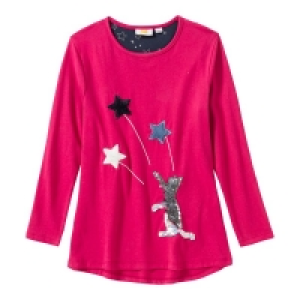 Mädchen-Shirt mit Wendepailletten 4.19 €