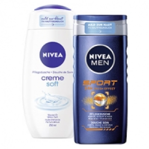 Real  Nivea Pflegedusche versch. Sorten, jede 250-ml-Flasche